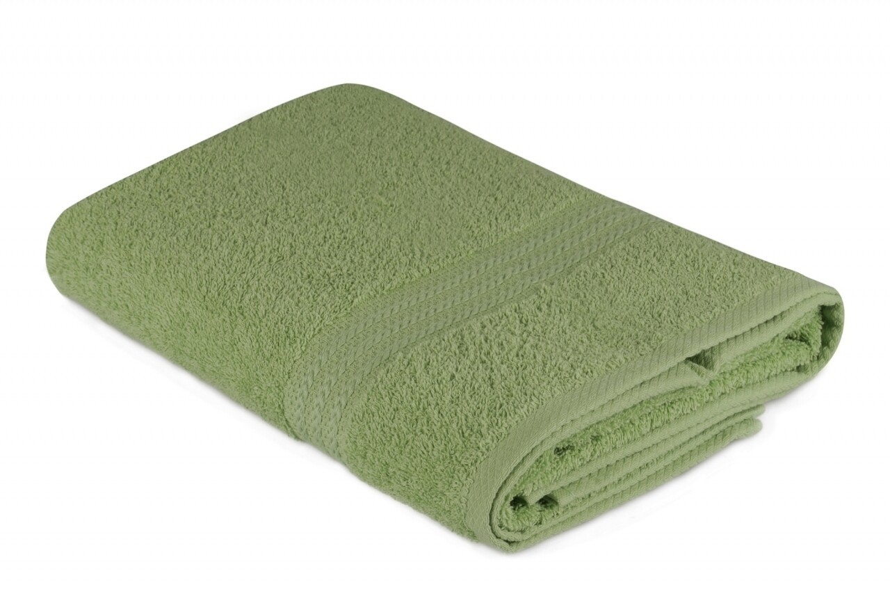 Prosop de baie, Hobby, 70x140 cm, 100% bumbac, verde - imagine 7